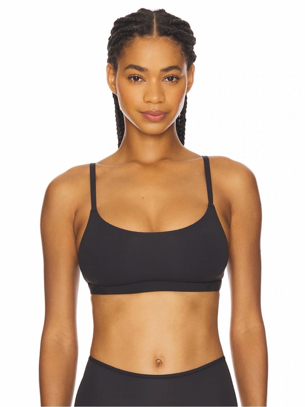 SKIMS Fits Everybody Scoop Bralette in Onyx
